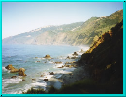 Especially in the early morning, you'll observe great views over Big Sur just as the morning fog lifts!