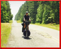 The backroads throughout Louisiana are fun to cycle.