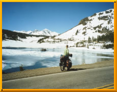 A cyclist's paradise up here in the high Sierras!