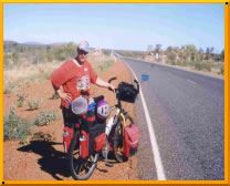 Cycling across the top half allows you to now start realising just how vast and desolate the inner regions of this continent actually are!